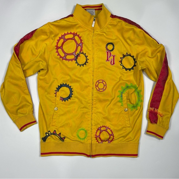 Vtg Pepe Jeans London gear LOGO zip jacket Sz L - Picture 2 of 10